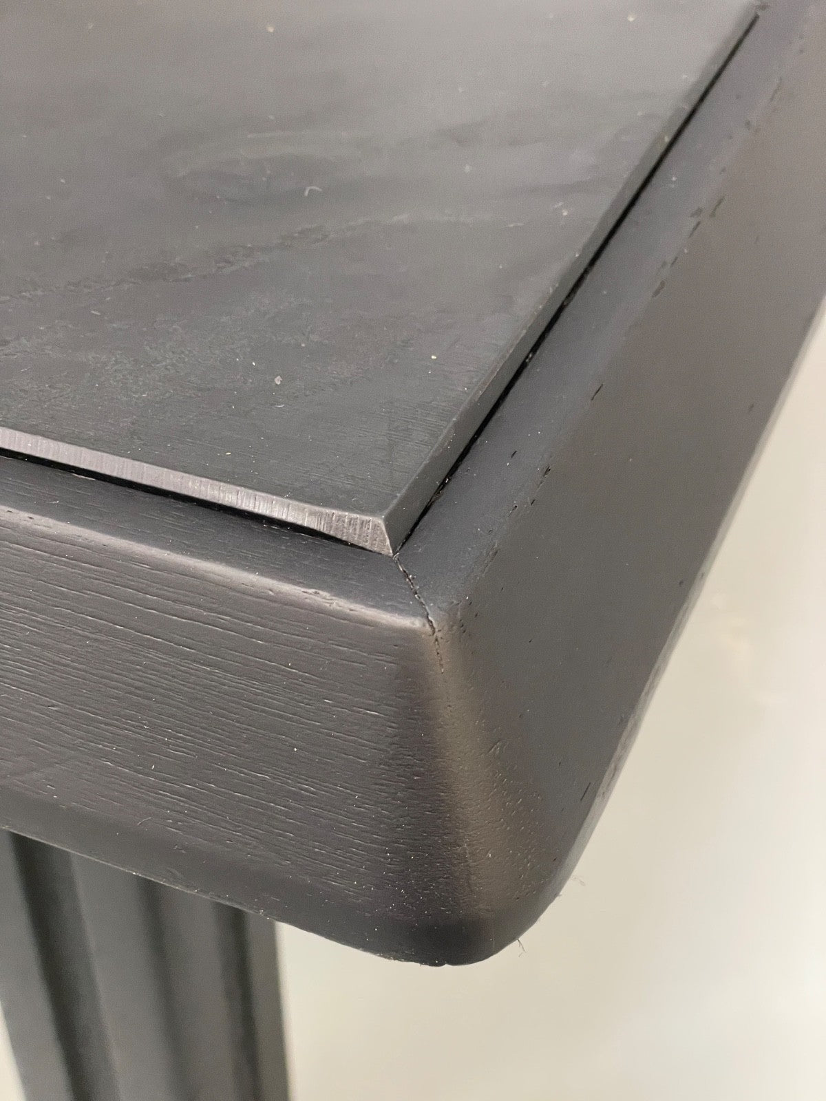 Vintage Tiled Coffee Table Danish 1980s Charcoal Grey Square EB10963 MWOO10