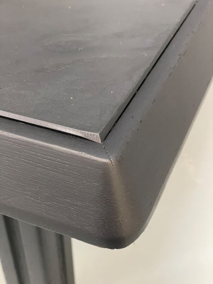 Vintage Tiled Coffee Table Danish 1980s Charcoal Grey Square EB10963 MWOO10