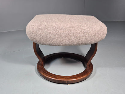 Stressless Style Footstool New Upholstery 1990s Retro EB10985 MFOO0