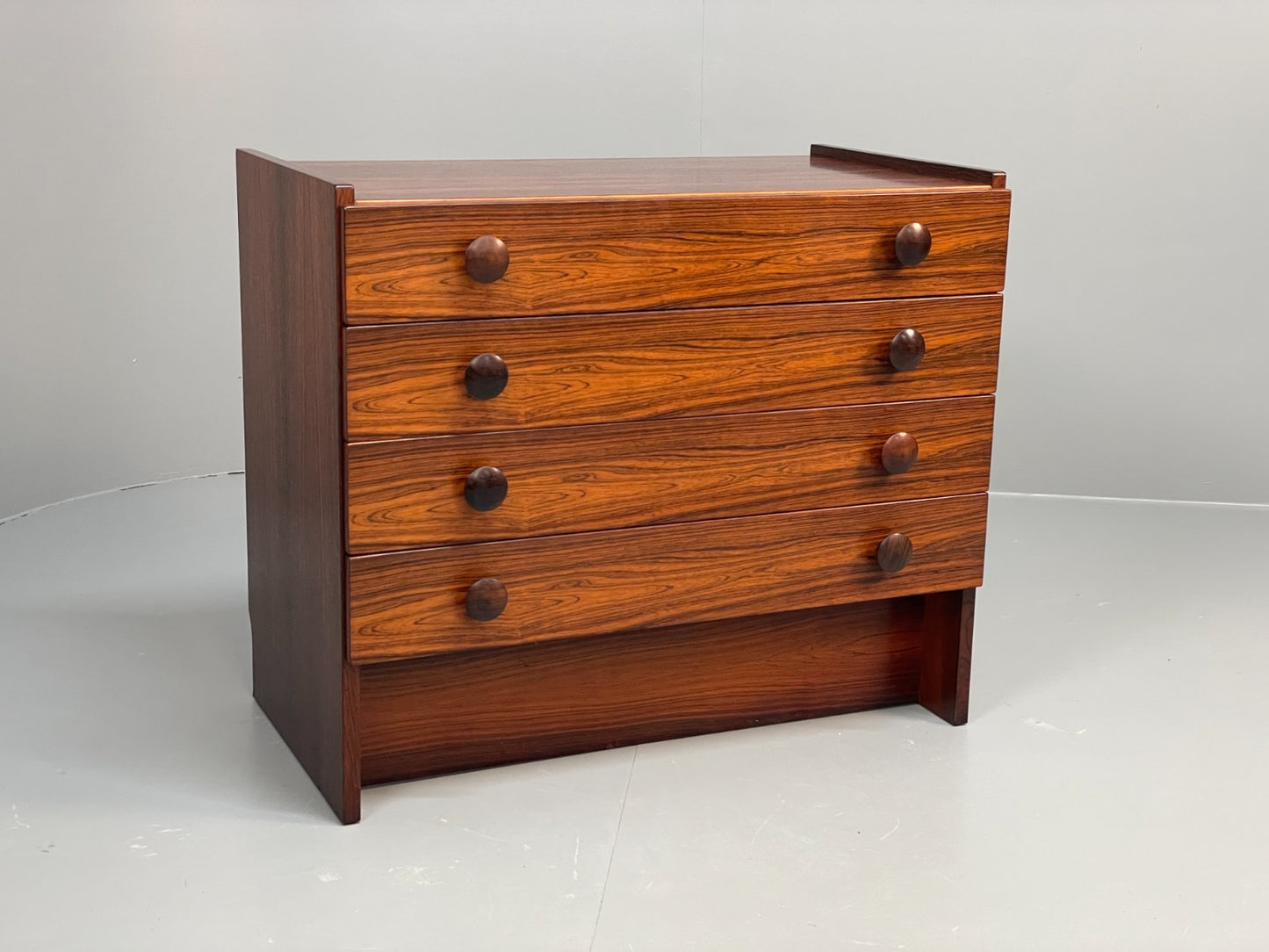 Vintage Chest Of Drawers - Danish 1970s Retro Curved Handles EB10833 MWOO0