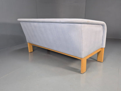 Vintage Swedish 2 Seat Sofa Blue Wool MId century Retro 1970s EB7669 M2SS - UKDK FURNITURE