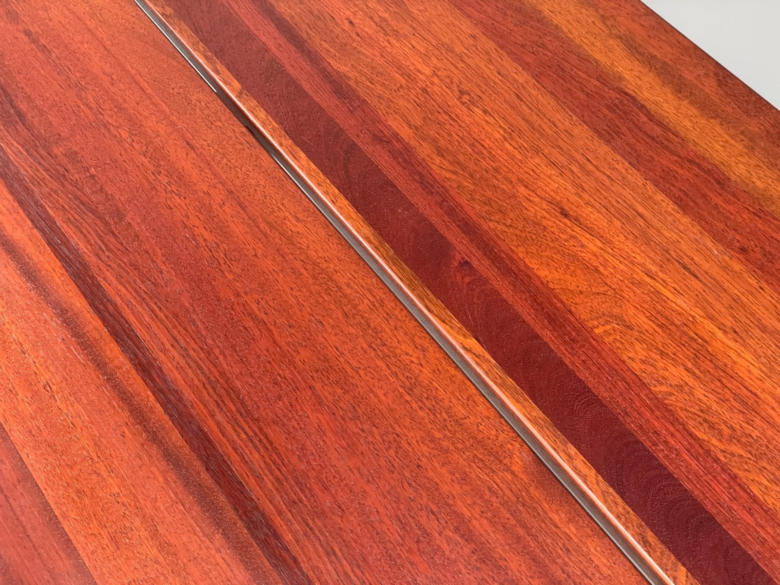 Vintage Rectangular Coffee Table Mahogany 1980s Solid Floating Top  EB11180 MWOO6