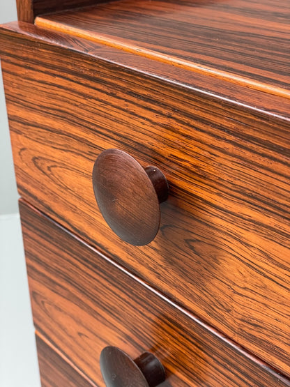 Vintage Chest Of Drawers - Danish 1970s Retro Curved Handles EB10833 MWOO3