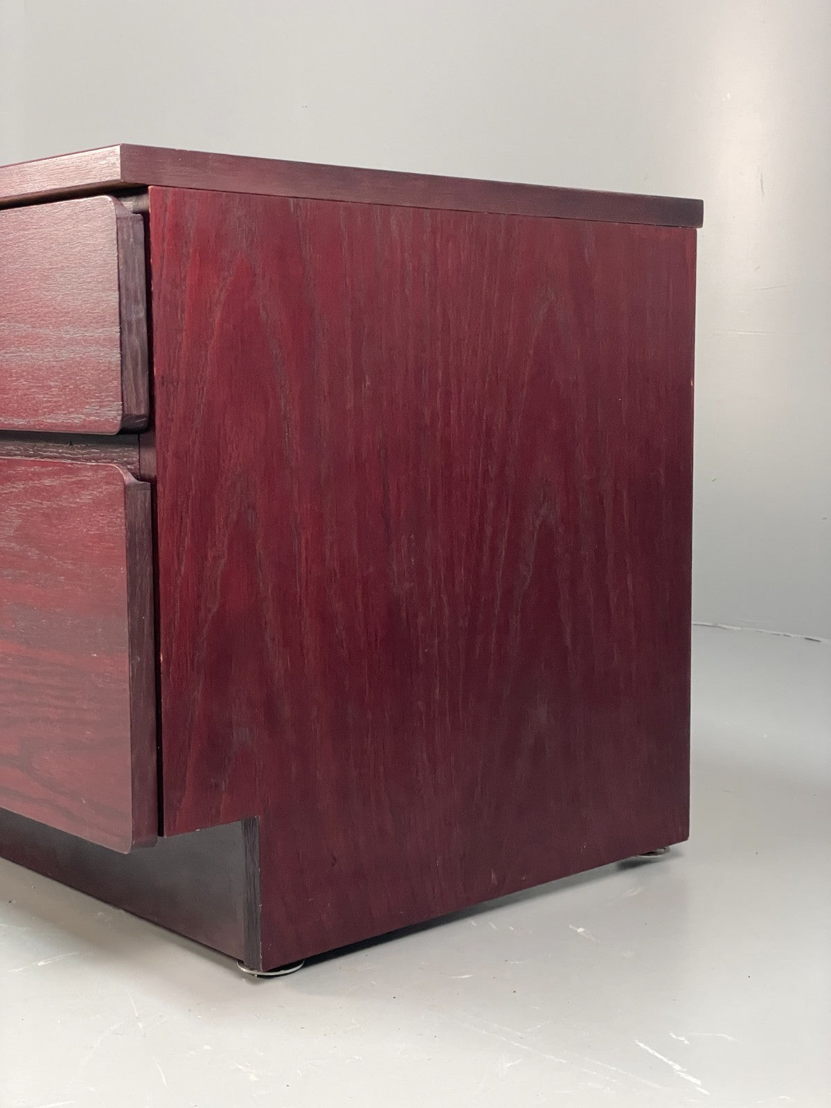 Vintage Low Oak Sideboard Drawers Beaver & Tapley 1980s Tv Unit EB11540 MWOO12