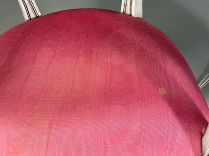2 Vintage Danish Fauteuils Pink Blue Louis XIV Antique Style EB6755 VCLO - UKDK FURNITURE