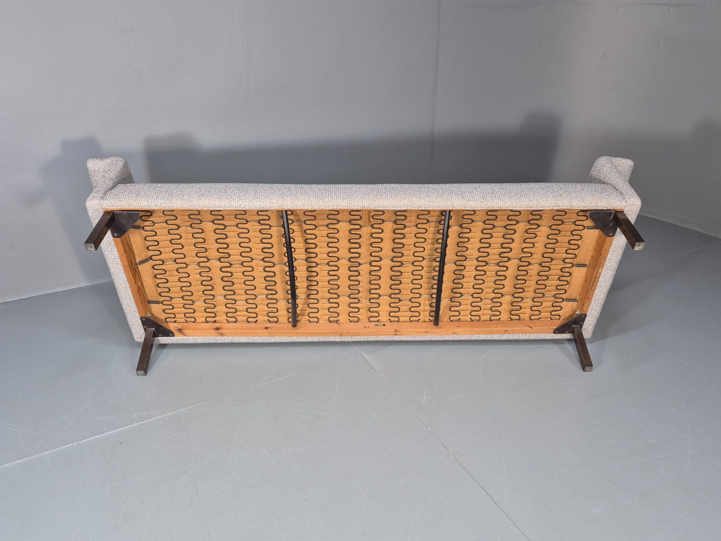 Fritz Hansen Three Seater Sofa by Arne Vodder New Upholstery MCM EB10970 M3SS7