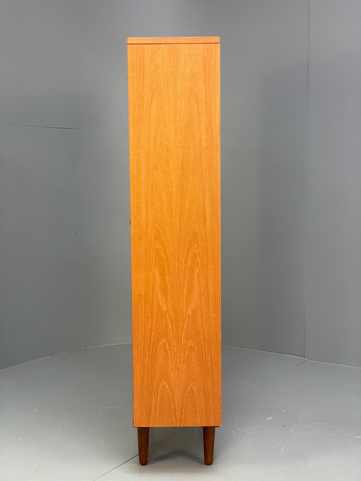 Vintage G Plan Teak Glazed Bookcase Retro 1970s Shelving EB10002 MWOO - UKDK FURNITURE