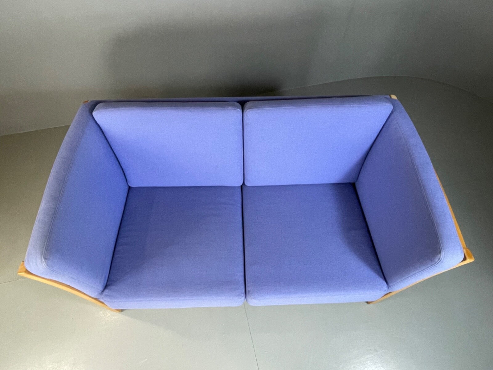 Vintage Danish Stouby Sofa Beech Ends Wool Upholstery 1980s EB5039 M2SS15