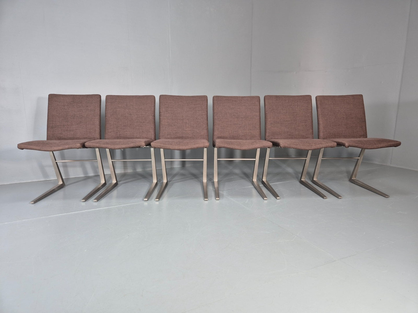 6 Vintage BoConcept Dining Chairs Mariposa Cast Alloy Frame EB11230 MDIN4