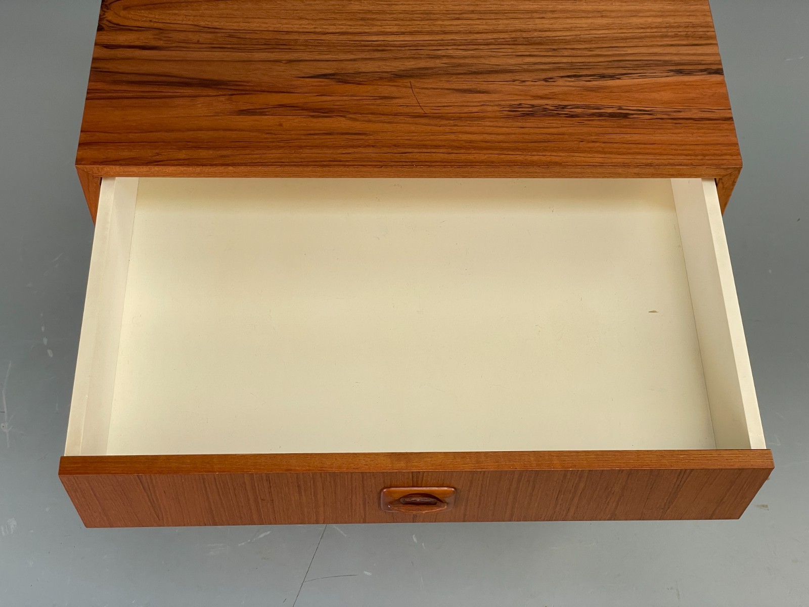 Vintage Chest Of Drawers 1970s Teak Danish Retro Round Handles EB11858 MWOO11