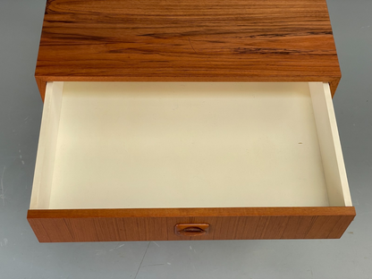Vintage Chest Of Drawers 1970s Teak Danish Retro Round Handles EB11858 MWOO11