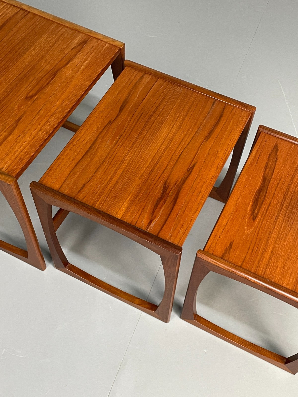 G Plan Nesting Tables Teak Quadrille Range Vintage Retro 1970s EB11678 MWOO3
