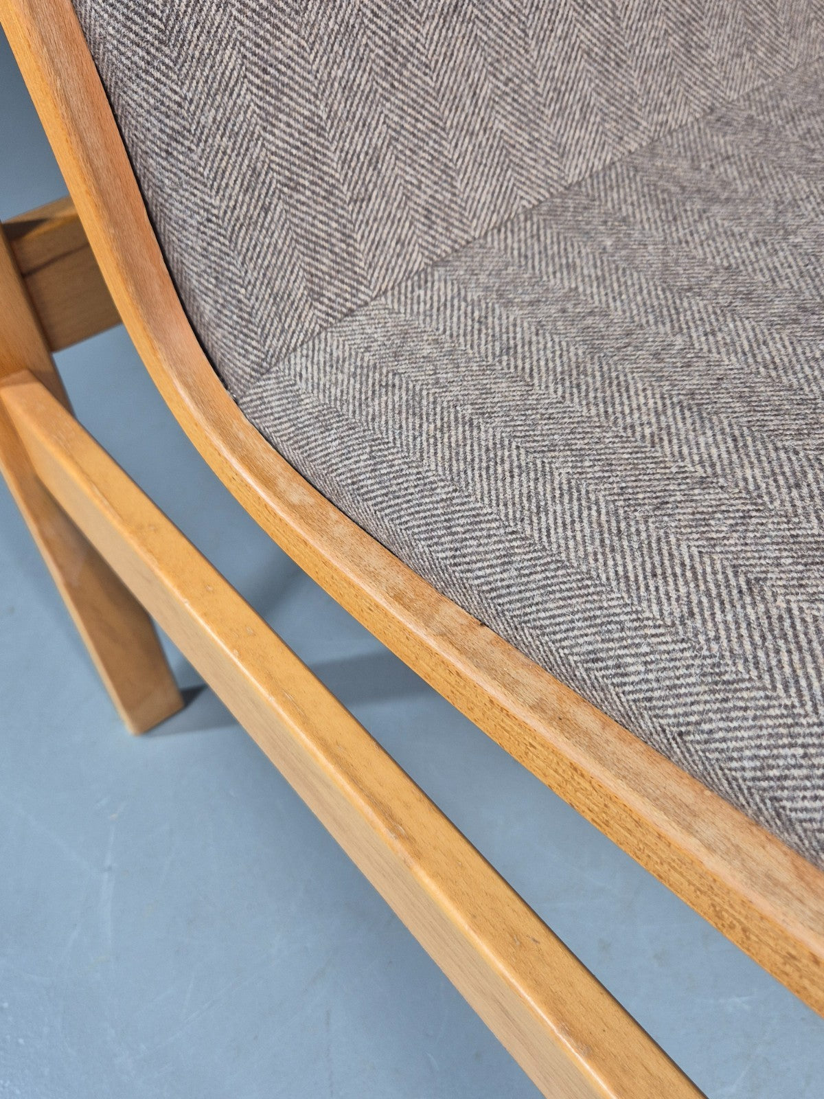 Vintage Bentwood Armchair Danish 1970 Retro Farstrup New Upholstery EB11213 MBEN7