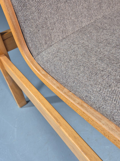 Vintage Bentwood Armchair Danish 1970 Retro Farstrup New Upholstery EB11213 MBEN7