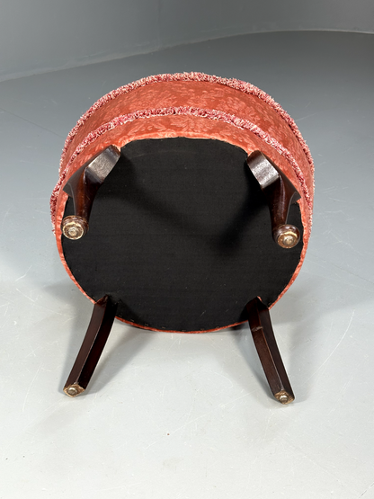 Vintage Cocktail Chair Deep Pink Velour Moquette 1960s Retro EB9166 VCLO - UKDK FURNITURE