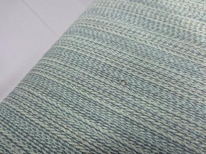2 Mid Century Lounge Chairs 1960s Denmark Blue Wool Retro EB11403 MNOR17