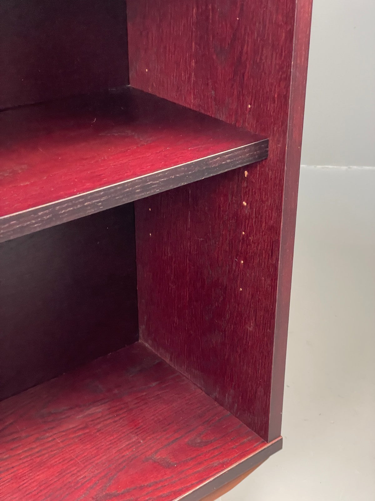 Vintage Dark Oak Bookcase Adjustable Shelf By Beaver & Tapley EB11498 MWOO5