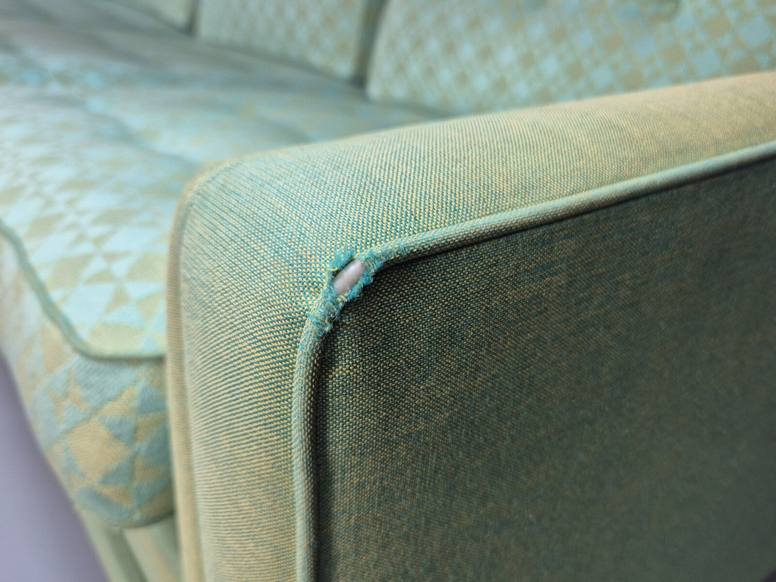 Vintage Swedish Dux Green 3 Seat Sofa 1960s Retro Mid Century EB7747 M3SS - UKDK FURNITURE