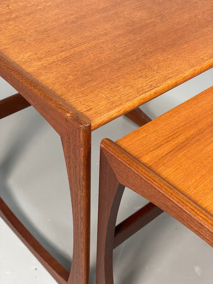 G Plan Nesting Tables 1970s Vintage Teak Quadrille Range Retro EB11070 MWOO6