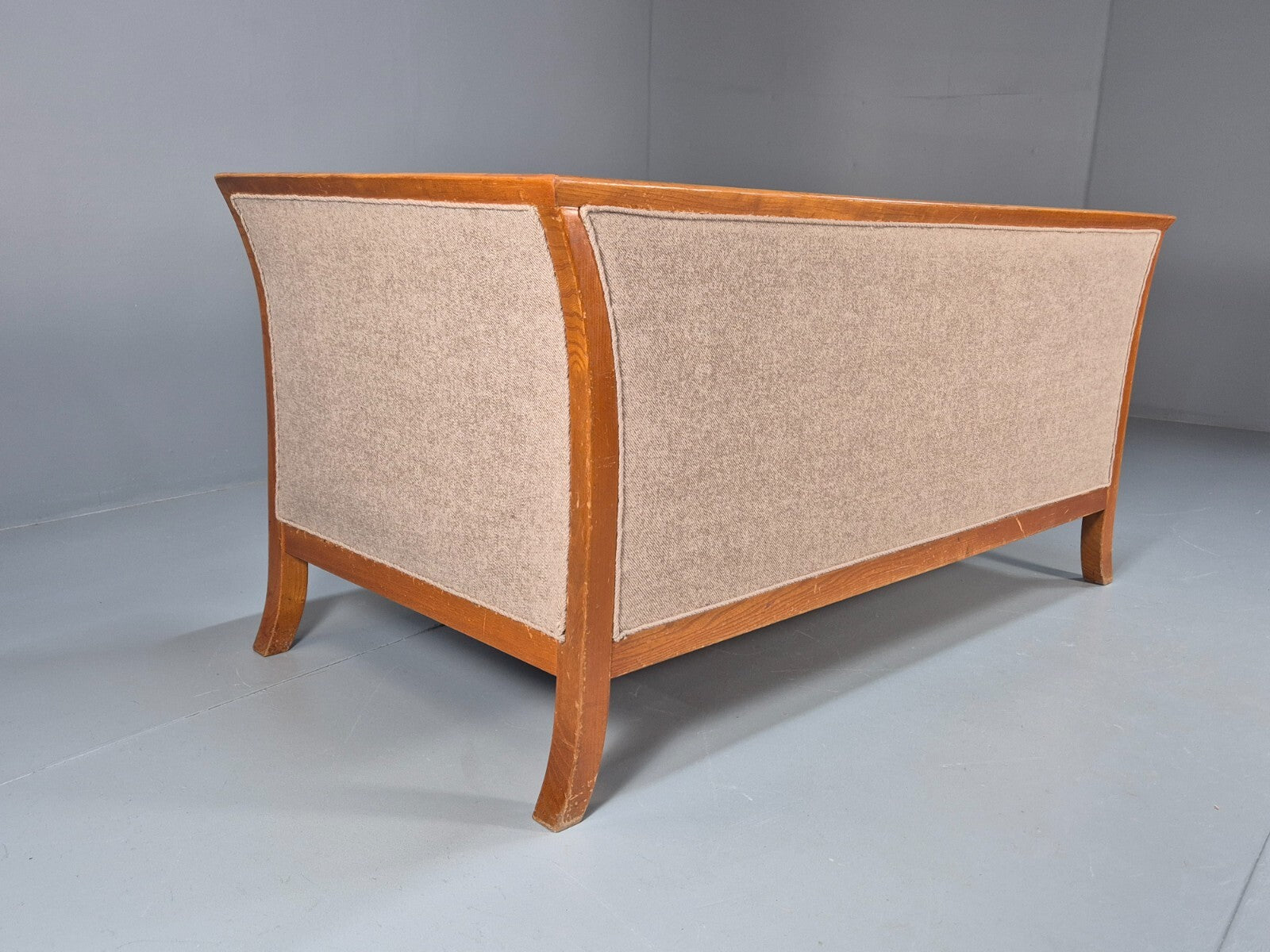 Vintage Danish Fritz Henningsen Style 2 Seater Sofa 1940s Retro EB9669 M2SS - UKDK FURNITURE