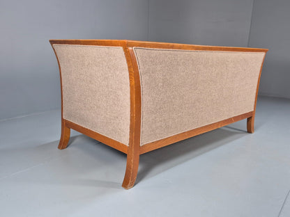 Vintage Danish Fritz Henningsen Style 2 Seater Sofa 1940s Retro EB9669 M2SS - UKDK FURNITURE