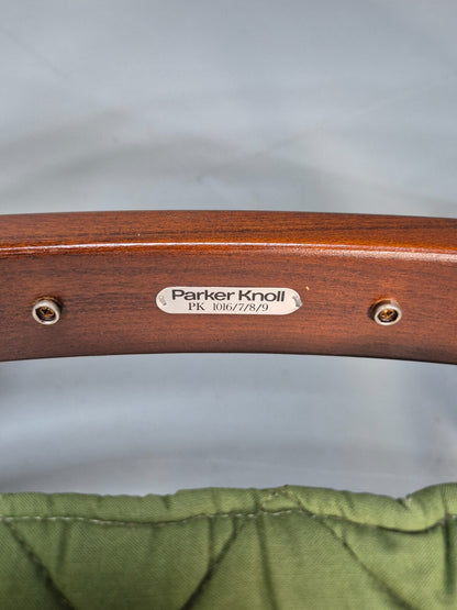 Vintage Mid Century Light Mint Parker Knoll Rocking Chair 1960s EB9785 MNOR - UKDK FURNITURE
