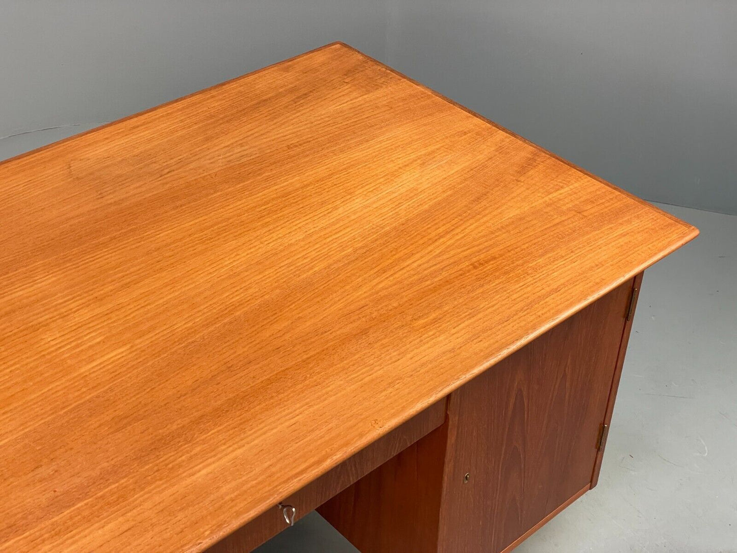 Vintage Danish Teak Desk With Drawers Shelving Mid Century Style EB9125 MWOO - UKDK FURNITURE