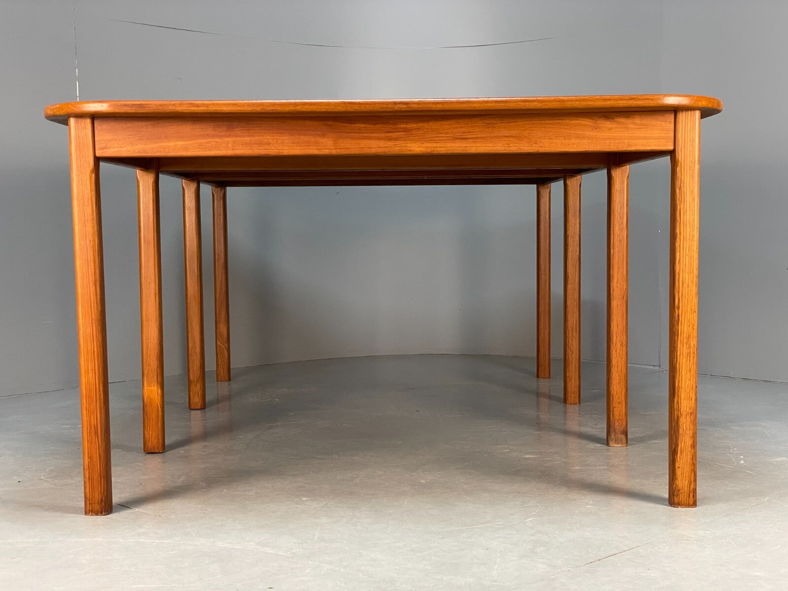 Vintage Solid Teak Extending Modular Rectabgular Dining Table Unique EB8848 MWOO - UKDK FURNITURE