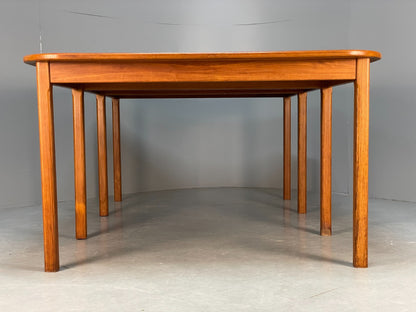 Vintage Solid Teak Extending Modular Rectabgular Dining Table Unique EB8848 MWOO - UKDK FURNITURE