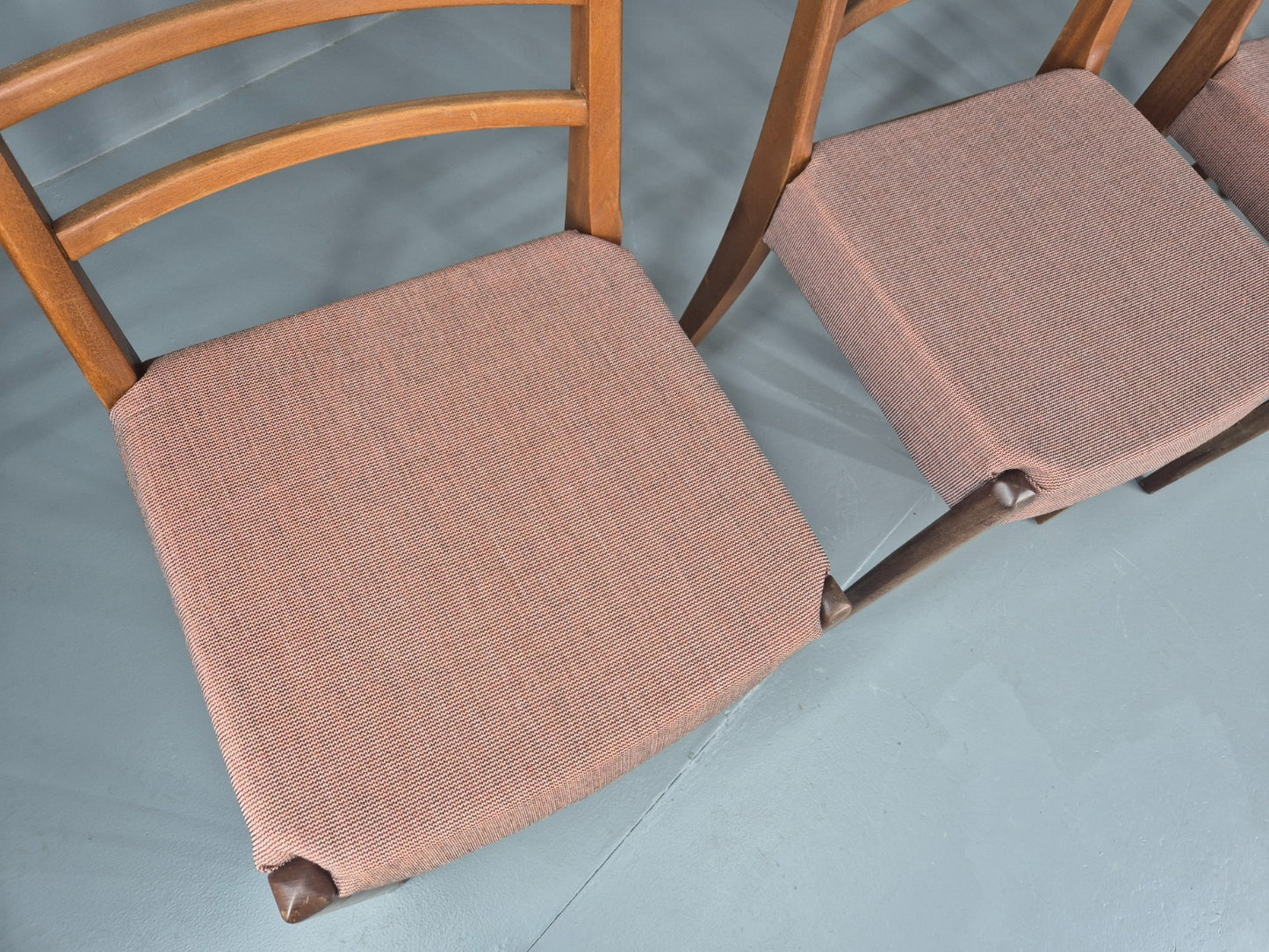 4 Vintage Mid Century Dining Chairs 1960s Retro New Upholstery  EB11823 MDIN9