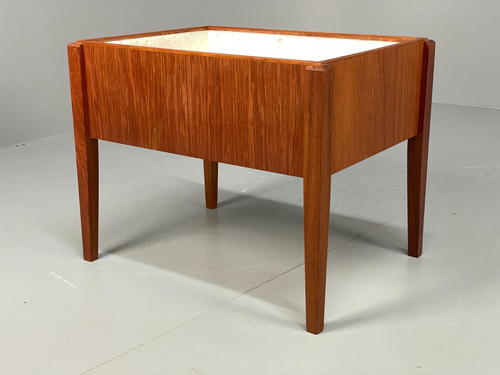 Vintage Teak Flower Planter Drinks Cooler Danish 1960s Mid Century EB11494 MWOO1