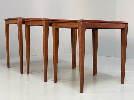 Vintage Richard Hornby Teak Nesting Tables 1960s Retro EB10009 MWOO - UKDK FURNITURE
