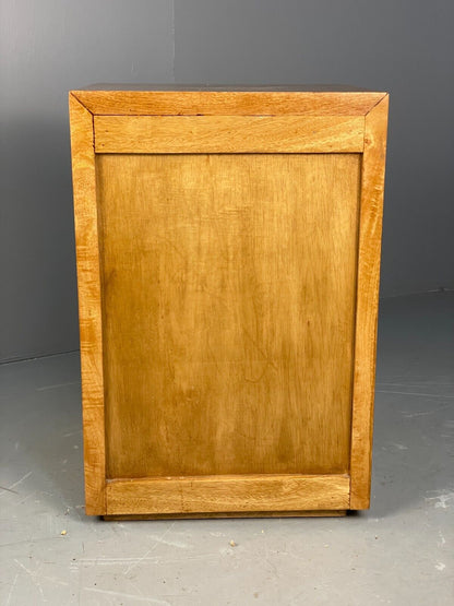 Vintage Chest Of Drawers Solid Spalted Hardwood 1980s EB7564 MWOO - UKDK FURNITURE