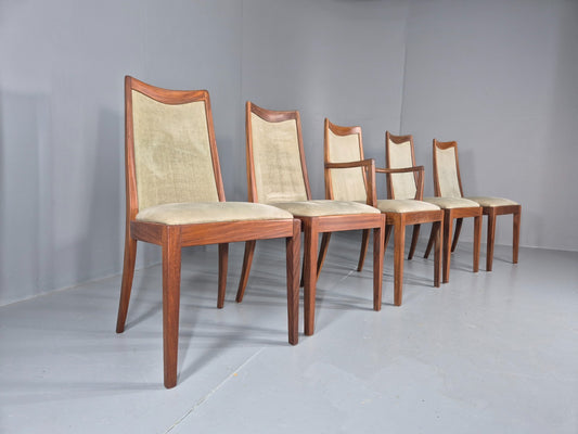 5 Vintage Teak Dining Chairs G Plan 1970s Design Retro Mid Century EB11919 MDIN0