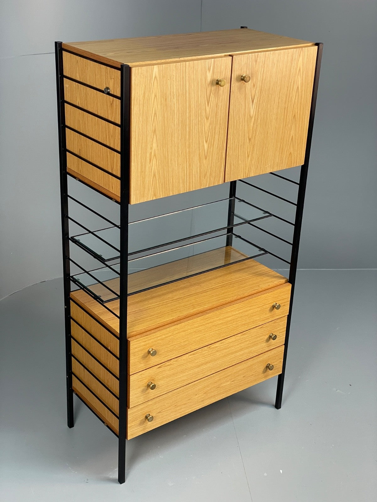 Modular Shelving Storage System - Ladderax Style Drawers Cupboard EB10957 MWOO19