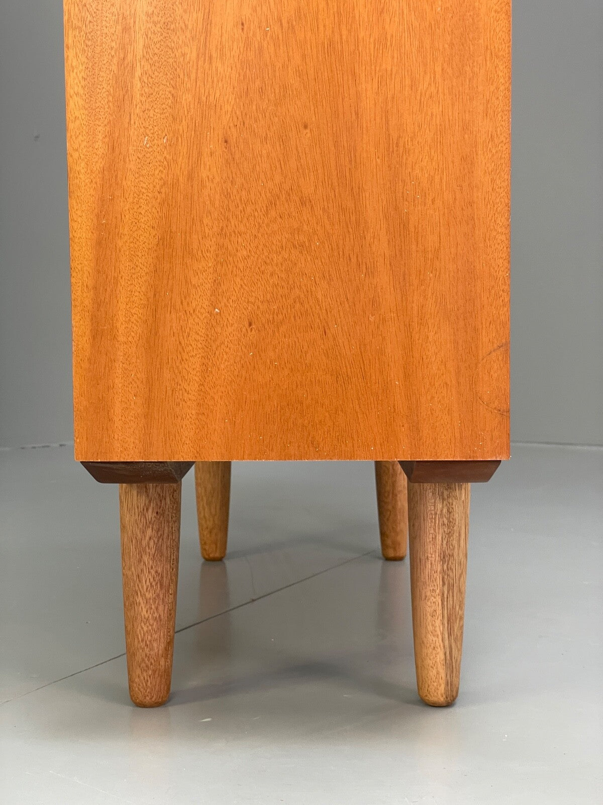 Vintage Teak Glazed Bookcase By Criterion 1960s Mid Century EB9818 MWOO - UKDK FURNITURE