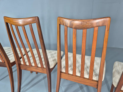 4 Vintage G Plan Ffresco Dining Chars Teak Cream Seats 1970s Retro EB11591 MDIN9