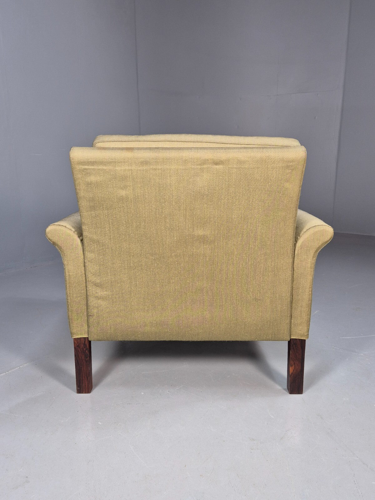 Vintage Danish Lounge Chair Cotton 1960s Retro MCM EB3166 MNOR12