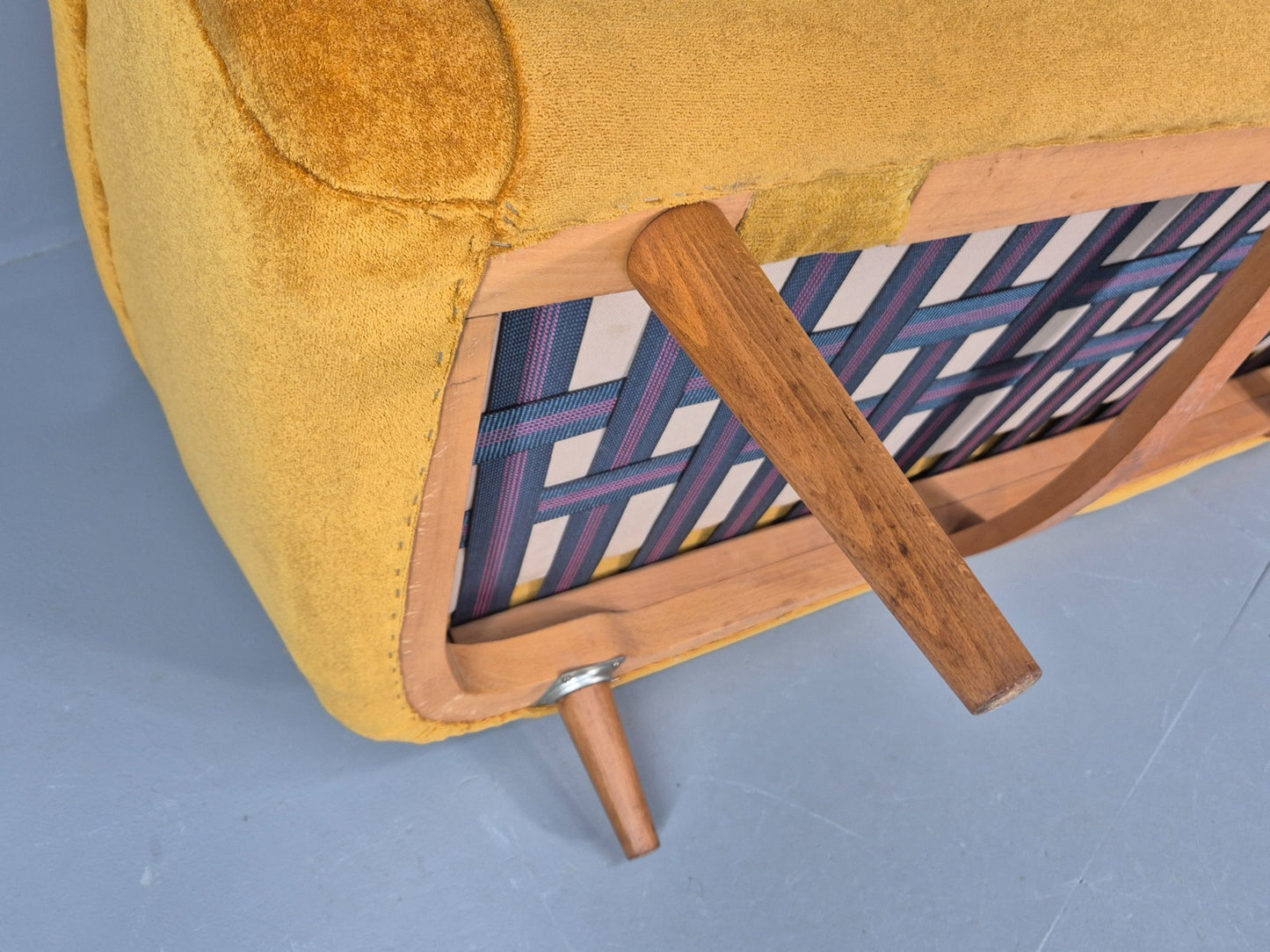 Vintage 1960s 3 Seater Settee Everest Mid Century Modern Retro EB11578 M3SS8