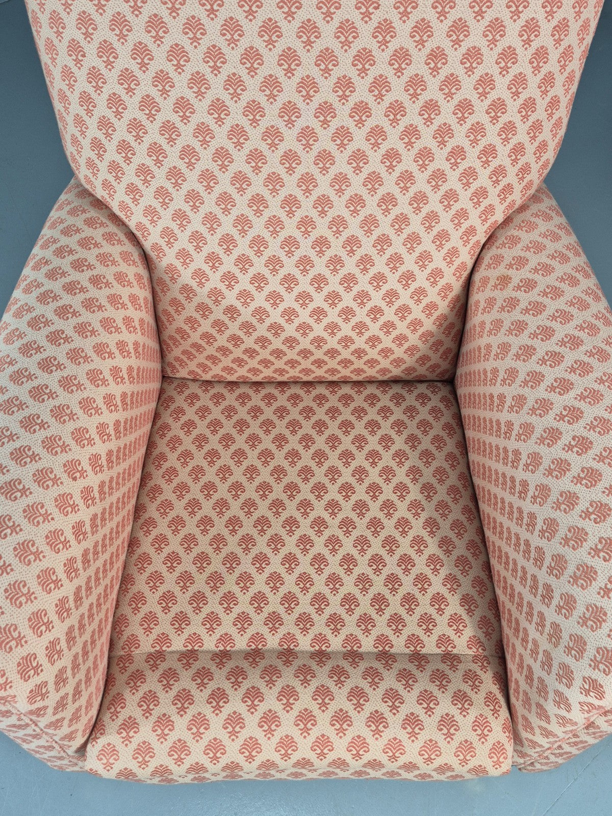 Antique Lounge Chair Edwardian Howard and Sons Style Rolled Back EB11218 VCLO16