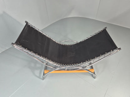 Vintage Bauhaus Style Chaise Longue Ahlberg for Swecco 1980s Retro  EB11112 M4SS16