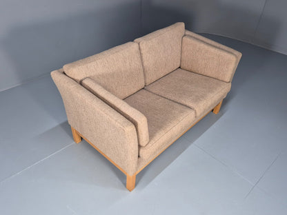 Vintage Danish Mid Century 2 Seat Sofa Beige Wool 1970s EB9668 M2SS - UKDK FURNITURE