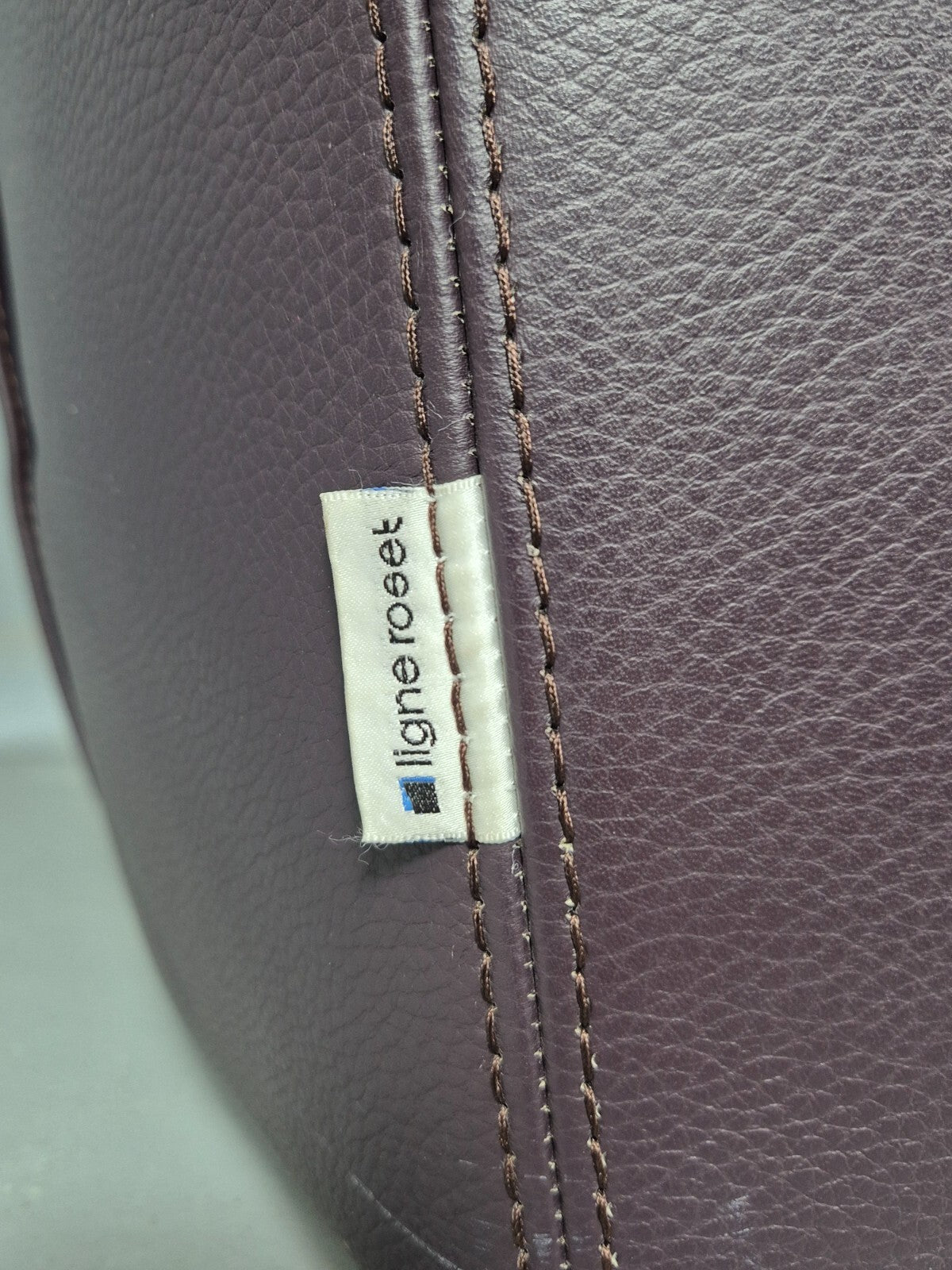 A Vintage Ligne Roset Jonathan Burgundy Leather Club Chair EB9458 MNOR - UKDK FURNITURE