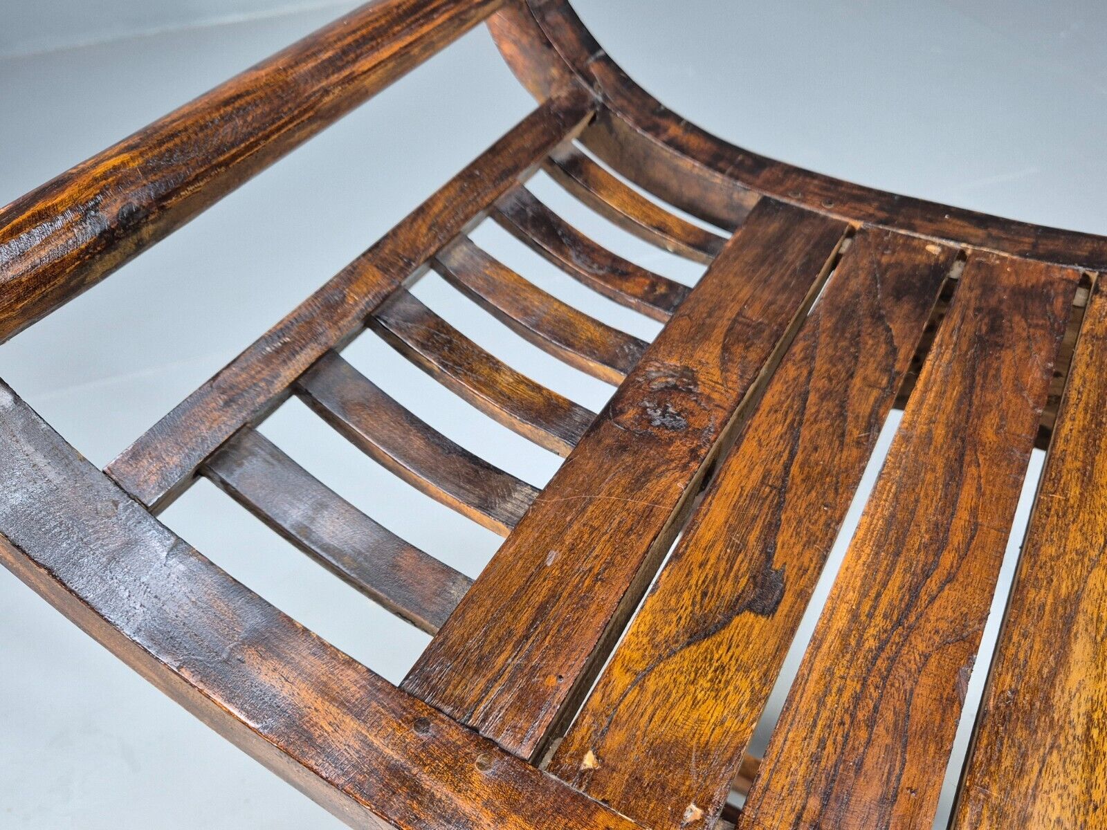 VIntage Reproduction Window Seat Hardwood Regency Style Primitive EB8956 VWOO - UKDK FURNITURE