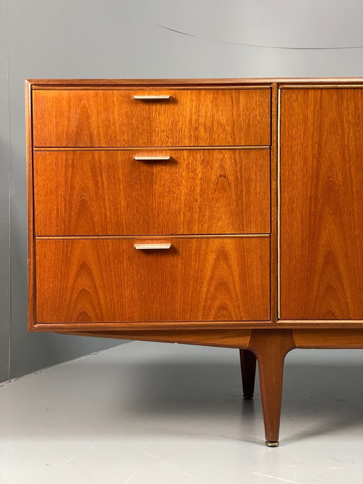Vintage McIntosh Teak Sideboard 1960s Mid Century Drawers Shelving EB11507 MWOO7