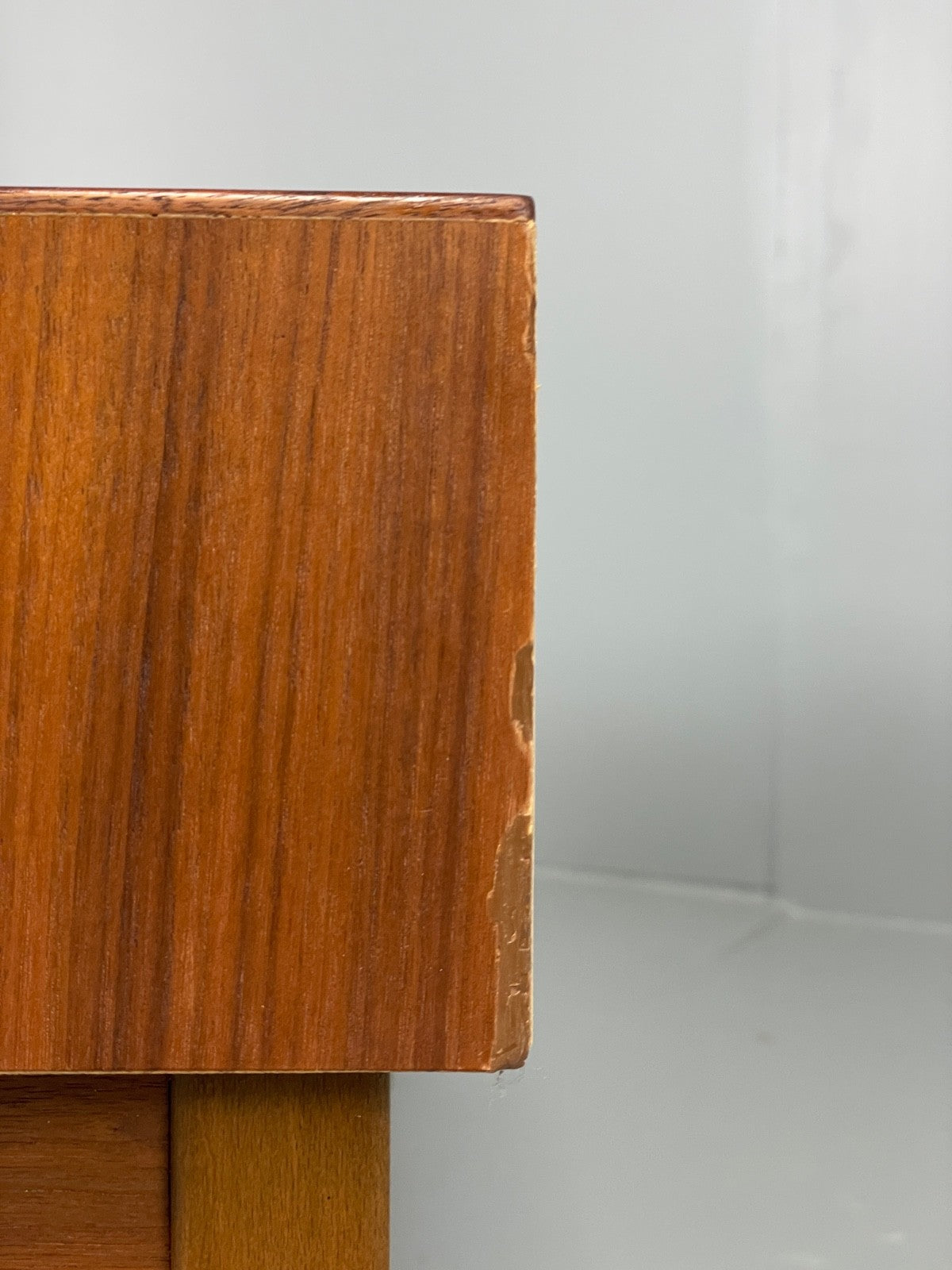 Vintage Teak Side Table With Drawers 1960s Mid Century EB11200 MWOO13