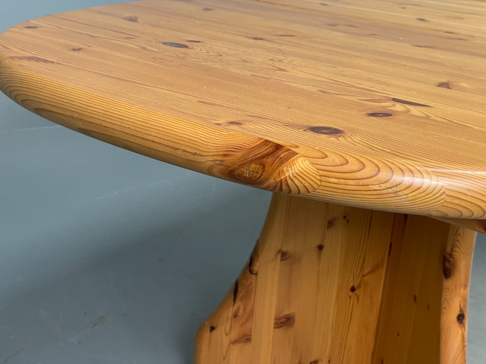 Chunky Pine Dining Table Extending Vintage Danish Retro 1990s EB10858 MWOO14