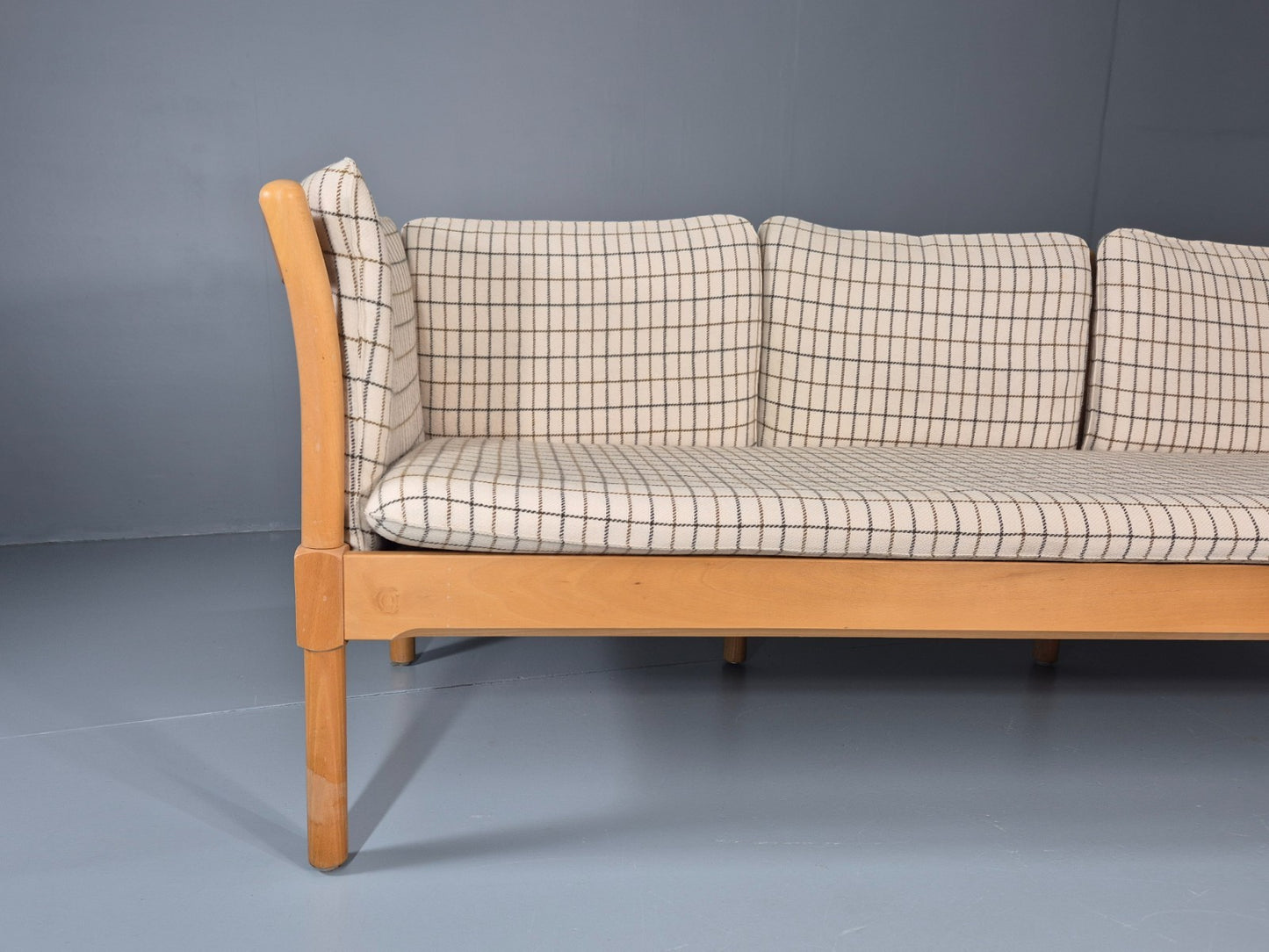 Vintage Danish Three Seater Settee Eric Jorgensen Design 1970s MCM EB11361 M3SS2