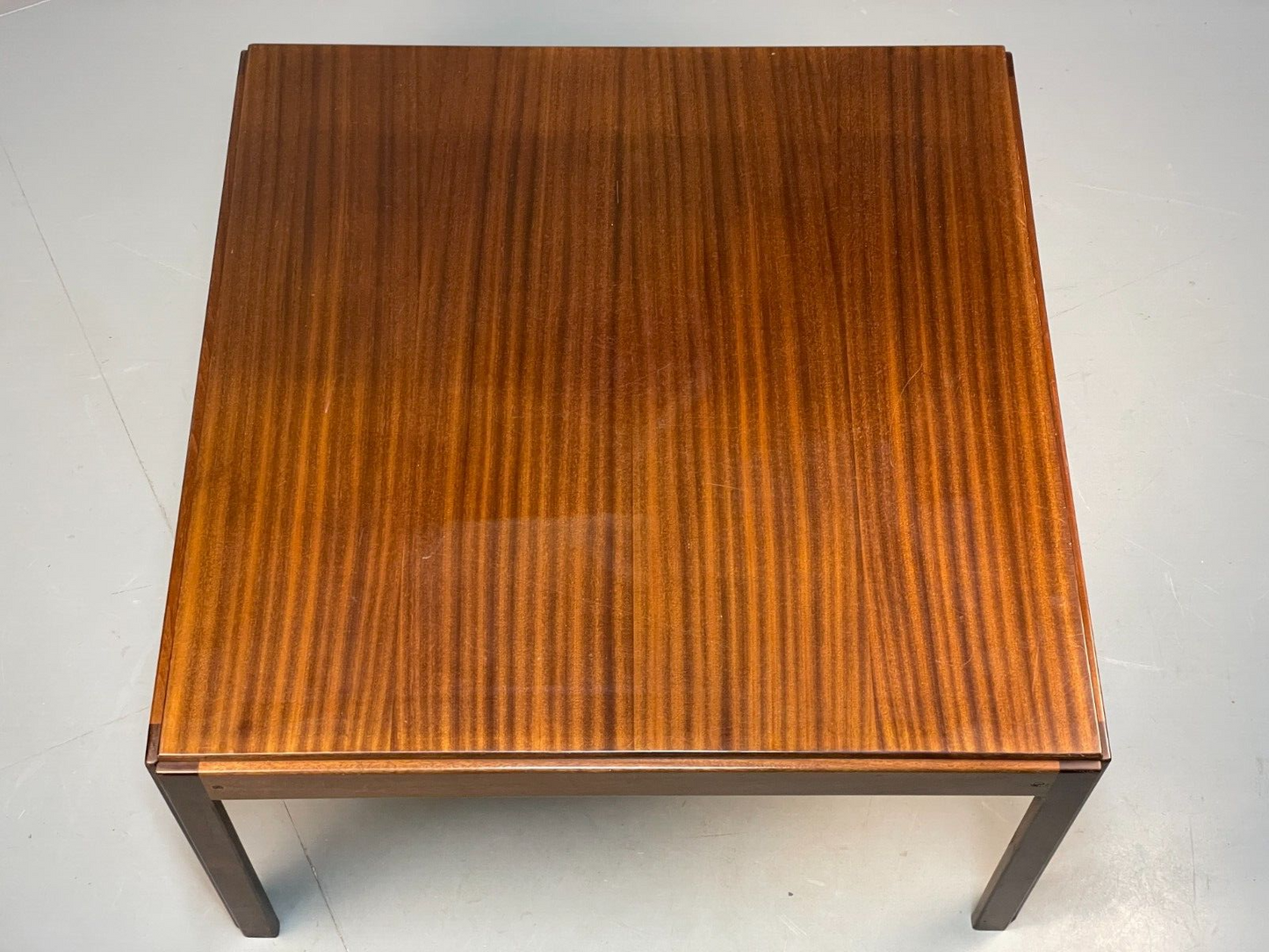 Vintage Danish Square Coffee Table Mahogany 1950s EB8673 MWOO - UKDK FURNITURE