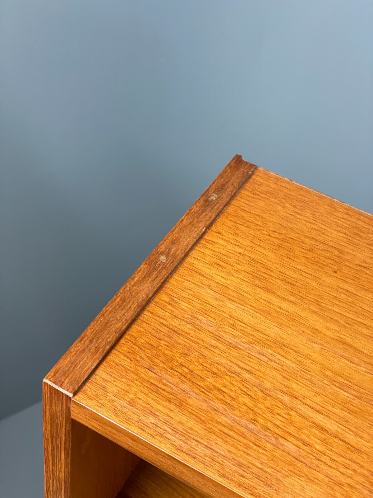 Vintage Teak Bookcase 1970s Tall Retro Alcove Shelving Unit EB11441 MWOO5